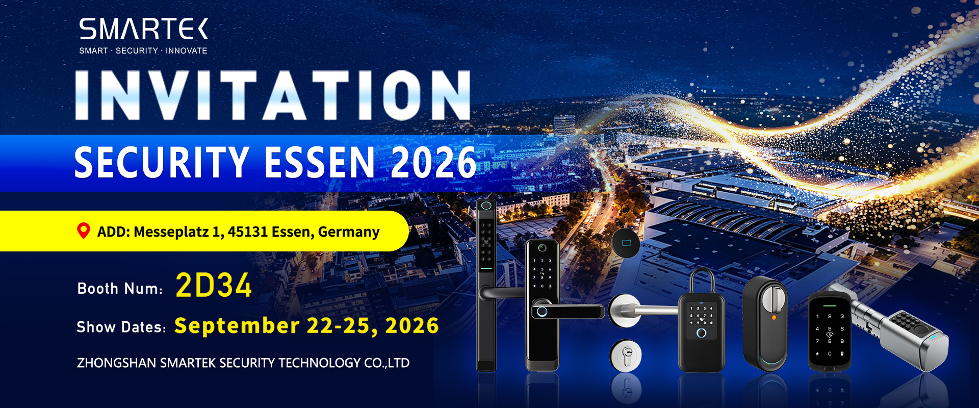 Smartek приглашает на выставку Security Essen 2026 – стенд 2D34