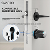 Smartek S7 Wodoodporny IP66 Fizyczny przycisk odcisku palca Kod dostępu RFID Karta IC KLUCZ Aplikacja Tuya Inteligentny cylinder dla typ&oacute;w UE