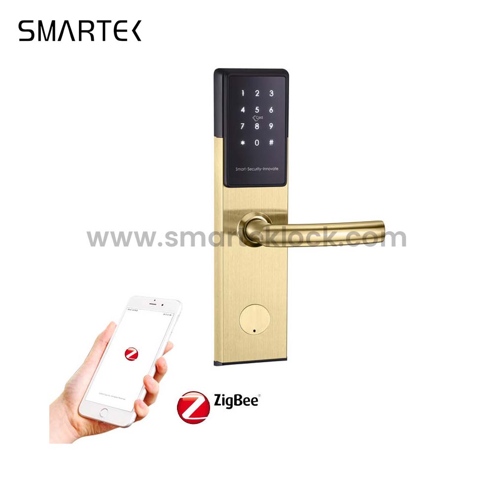Smartek Advanced Smart Door Lock ANSI Mortise Smart RFID TTlock App Management Door Lock