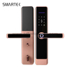 6068 Mortise Solid Aluminium Alloy Smart Electric Lock untuk Pintu Kayu dengan Cap Jari dan Apl TTLock