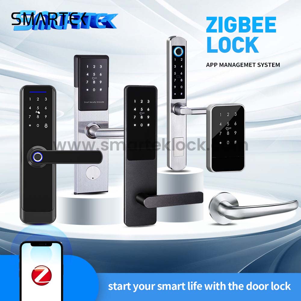 Smartek Advanced Smart Door Lock ANSI Mortise Smart RFID TTlock App Management Door Lock