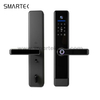 6068 Mortise Solid Aluminium Alloy Smart Electric Lock untuk Pintu Kayu dengan Cap Jari dan Apl TTLock
