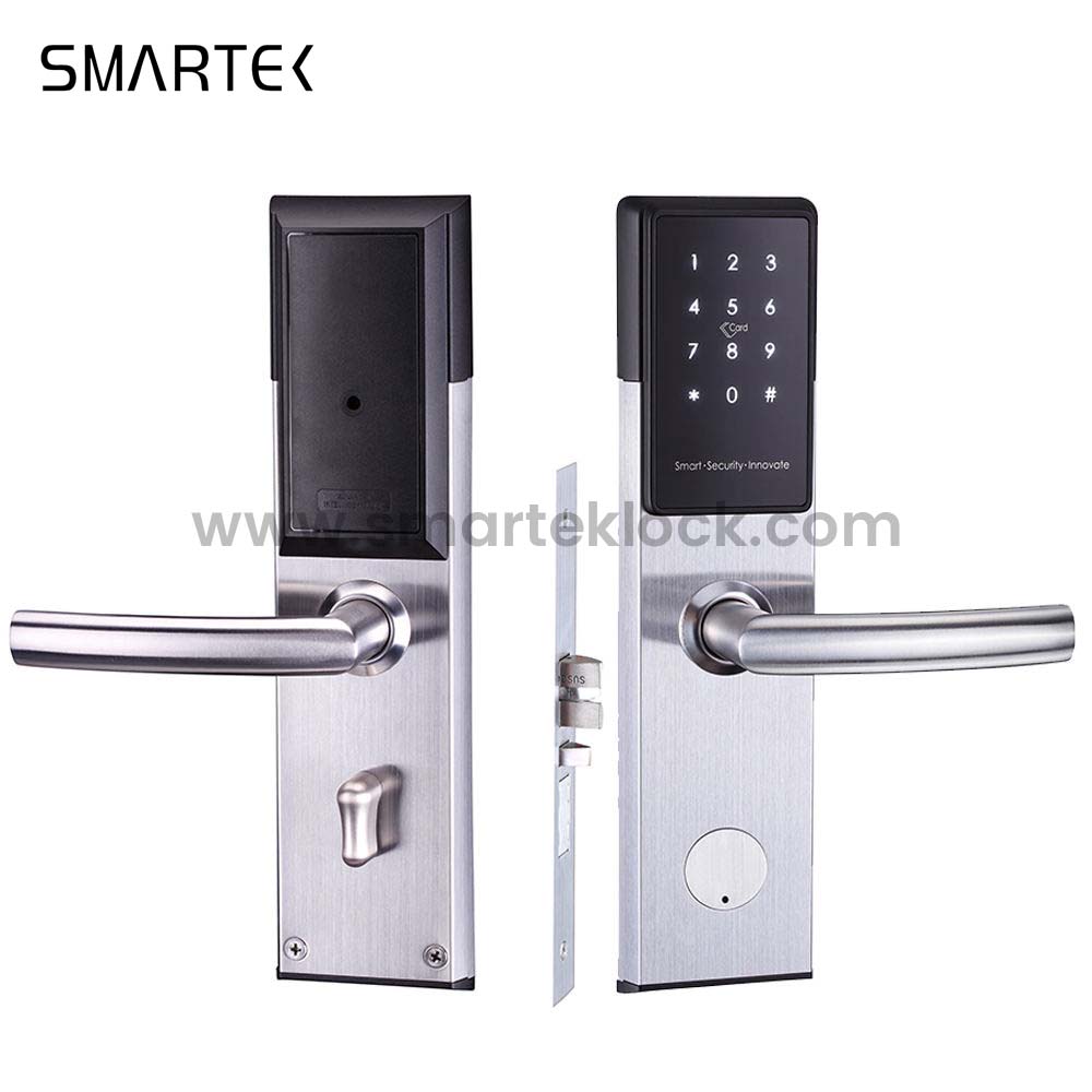 Smartek Advanced Smart Door Lock ANSI Mortise Smart RFID TTlock App Management Door Lock