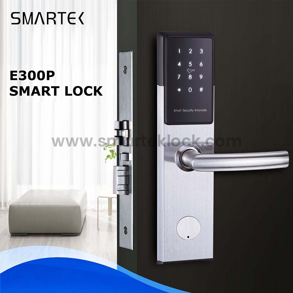 Smartek Advanced Smart Door Lock ANSI Mortise Smart RFID TTlock App Management Door Lock