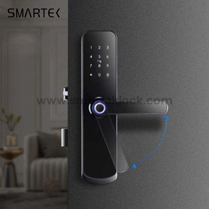 Kunci Pintu Pintar WiFi A260 TUYA Pro untuk Pintu Kayu dengan Cap Jari Apl TUYA & Kemasukan Automatik Awan